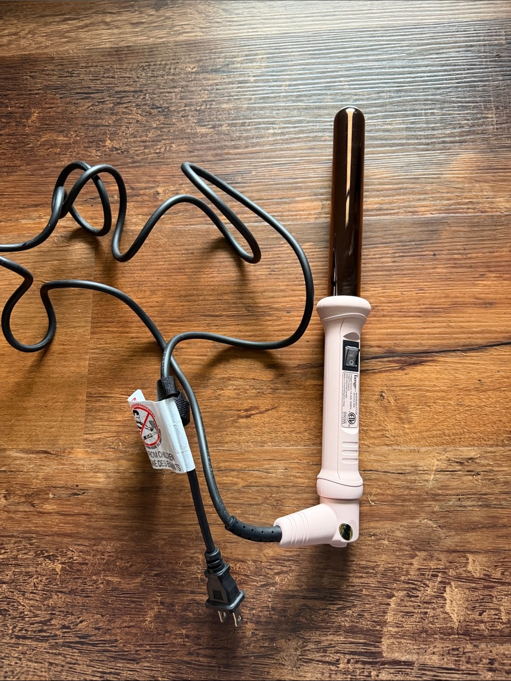 Lange Pink Styling Tool with Black Switch